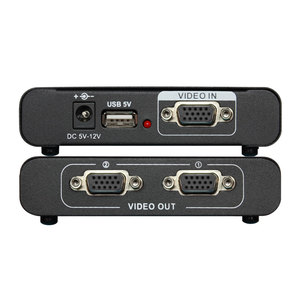<strong>VGA</strong> Distributor One <strong>Splitter</strong> Two Way <strong>1</strong> Minute <strong>2</strong> HD Computer Frequency Divider <strong>1</strong> in <strong>2</strong> out Screen <strong>Splitter</strong> - Product Image 1
