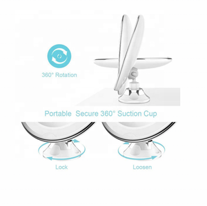 10 倍放大 360 度免费旋转化妆化妆镜 LED 化妆品化妆镜与光 - Product Image 2