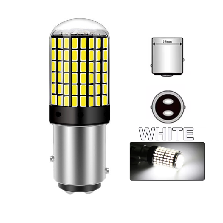 1157/BAY15D/P21-5W, bianco