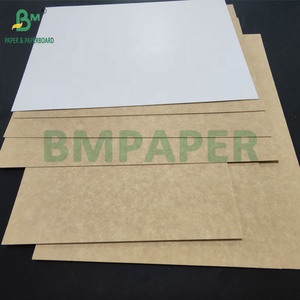 365gsm CRB <strong>Paper</strong> <strong>Clay</strong> Coated Recycled Board for Takeaway Boxes Folding Resistant - Product Image 3