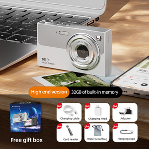 Professional 4K Vlog Digital <strong>Camera</strong> 2.8'' 68MP 16XZoom Dual Autofocus Anti Shake Wifi Connectivity 32G Memory CCD Sensor Element - Product Image 2