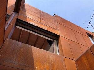Piastra in acciaio resiliente Corten B per progetti di bioedilizia e sistemi di rivestimento industriale - Product Image 3