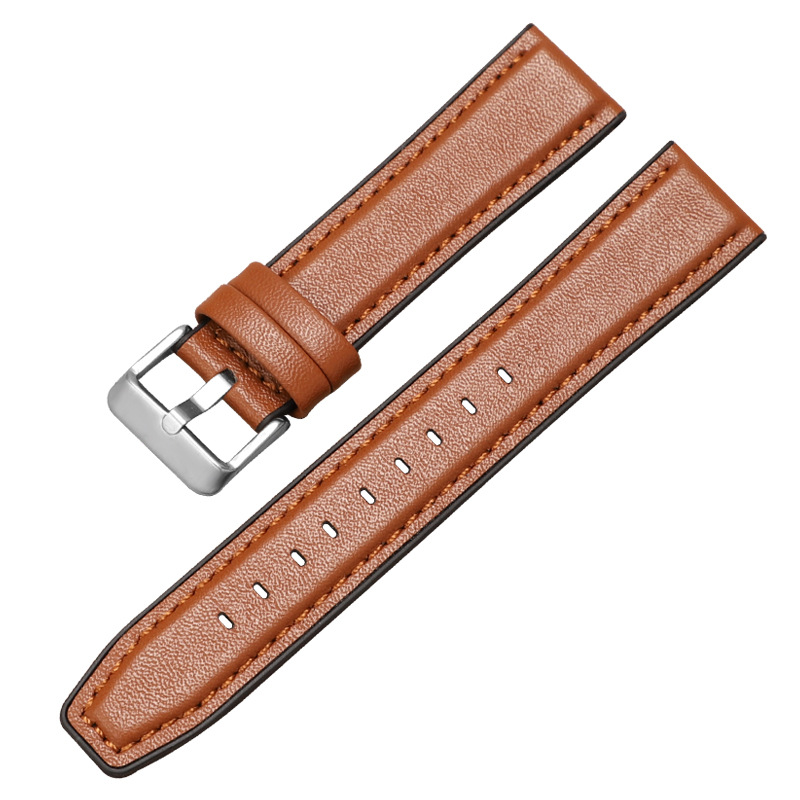 Marron clair + coutures marron