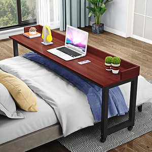 Escritorio de cama perezoso movible Simple moderno y Escritorio de computadora diseñado para el hogar pequeño dormitorio estilo de madera escritorio mesita de noche - Product Image 3