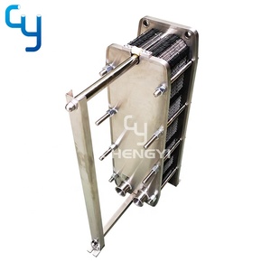 Vệ sinh thép không gỉ cấp thực phẩm trao đổi nhiệt tấm cho nước PW 4 mét vuông - Product Image 2