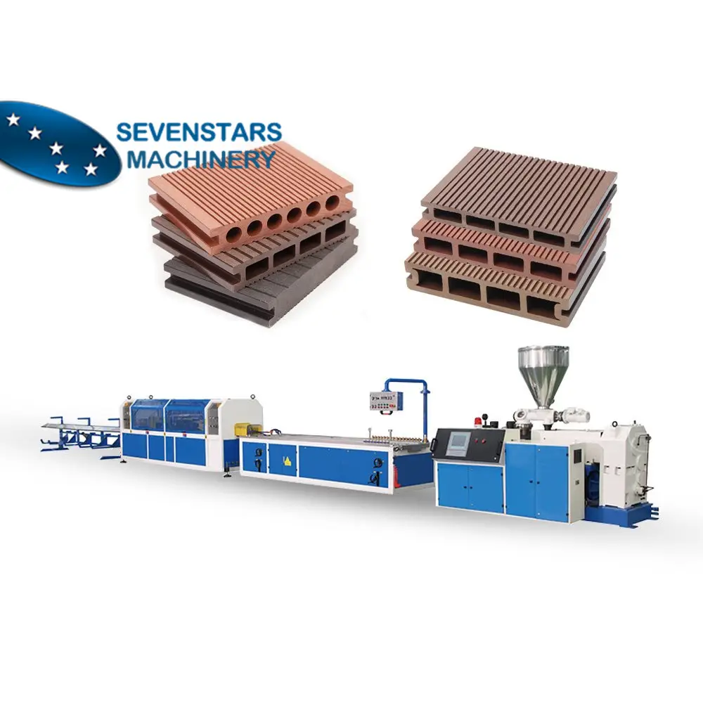 Sevenstars wpc profile extrusion line / wpc profile production line