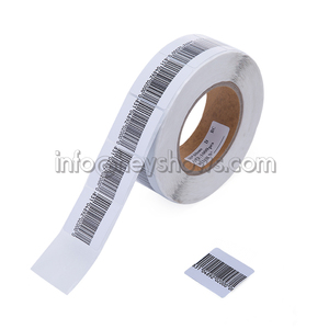 4 * 4cmバーコードEAS盗難防止RFラベル8.2mhzRFステッカー小売セキュリティ用ソフトラベル - Product Image 4