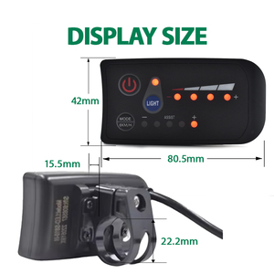 New Model Compact Wired <strong>Cycle</strong> <strong>Computer</strong> 24V-48V Voltage Backlight Display, Long Battery Life for Casual Cyclists S810 LCD Display - Product Image 4