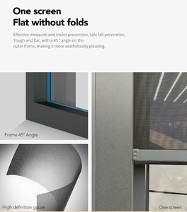 LML finestra di alluminio intelligente a taglio termico verso l'alto e verso il basso finestra di scorrimento automatico per la finestra di sollevamento elettrico domestico - Product Image 3