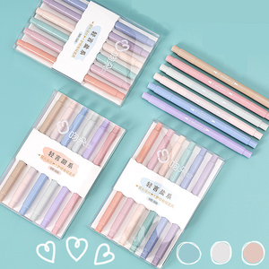 Penna evidenziatore all'ingrosso set colore chiaro 6 colori protezione degli occhi evidenziatore pennarello - Product Image 2