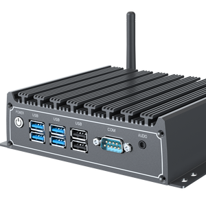 OEM Fanless Mini PC IPC-X1 <strong>Windows</strong> 10 &amp; <strong>Windows</strong> <strong>Embedded</strong> Mini Cloud <strong>Computer</strong> with VGA 4 USB 3.0 &amp; SATA Support US/EU Plugs - Product Image 1