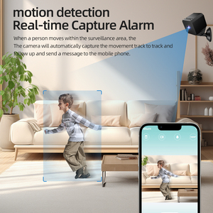 Noston 1MP Wifi Mini Cámara barata visión nocturna pequeño Monitor detección de movimiento pequeña cámara Grabación en bucle Mirco cámaras de seguridad - Product Image 4