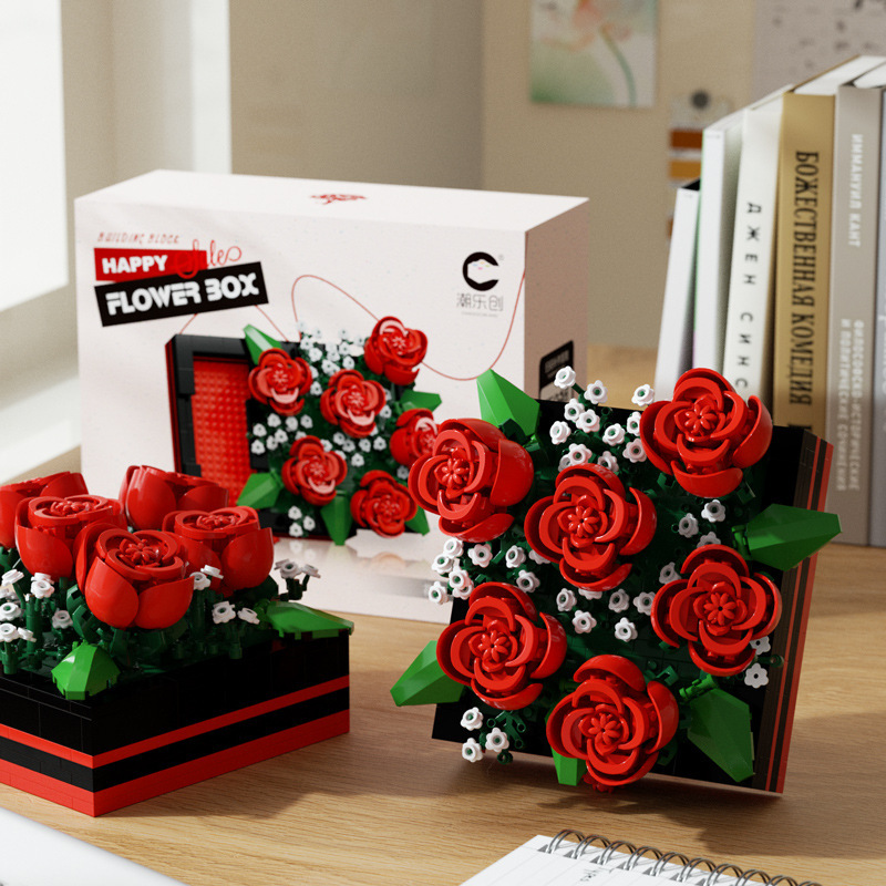 Large Drawer Flower Box: Rose Secret (687pcs)