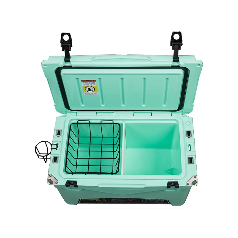 Outdoor Portátil 45QT Camping equipamentos Caixa Cooler Isolada Cooler Mini Refrigerador Cerveja Refrigeração Alimentos Mantendo Fresco Frio Icebox