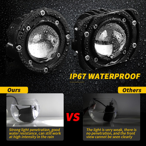 DXZ LED spot kombinasyonu Pod işık 3 inç beyaz ve sarı iki renkli destek ışık anahtarı kamyon ATV tekne için kullanılabilir - Product Image 4