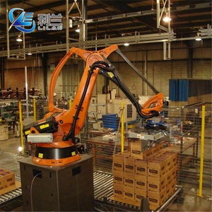 Robot apilador de carga y descarga automática/sistema de paletizado robótico con pinza robótica neumática