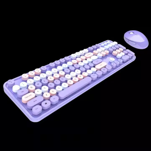 Teclado inalámbrico Multimedia de tamaño completo 104G delgado de 2,4 teclas y ratón, teclado de ordenador silencioso de oficina para tableta y portátil - Product Image 1