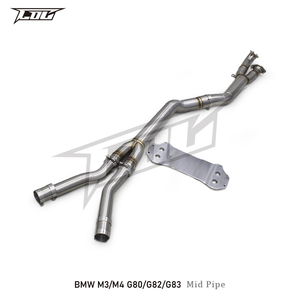 BMW M3/M4 G80/G8X 3.0T 2021-2023用ファクトリーアウトレットExhasutシングルミッドパイプ拡張ブレース付きステンレス鋼304排気管 - Product Image 2