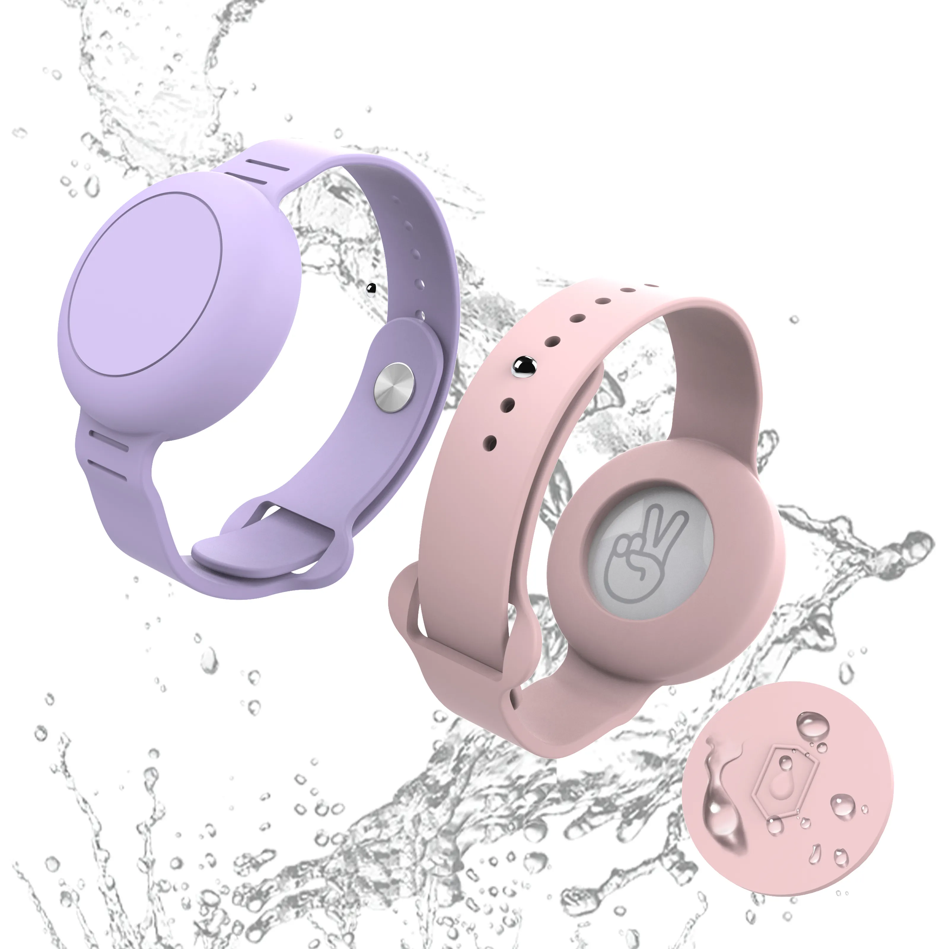 Small Summer Strap for AirTag Waterproof and Shockproof Hot Selling Item for Young Children and Elder Protective Packaging