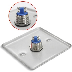 Serie 86 in acciaio inox automatico Reset porta pulsante di rilascio esterno sistema di controllo accessi TCP/IP metallo pannello interruttore di uscita