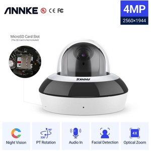 ANNKE 4MP 4X光学变焦PoE PTZ摄像机IP66防水户外彩色夜视防雾安全摄像机 - Product Image 2