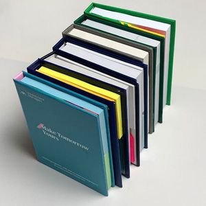 定制办公记事本硬封纸索引集组合带徽标的便签 - Product Image 6