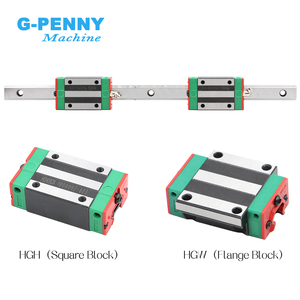 <strong>Customization</strong> CNC <strong>Linear</strong> Guide <strong>Rail</strong> Square HGR20 20mm Square <strong>Rail</strong> <strong>Linear</strong> Motion Length HGH20 HGW20 <strong>Slide</strong> Block Ball Screw - Product Image 4