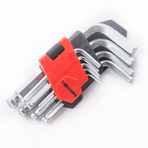 9pcs Multi Bike Repair Hand Tool Metric <strong>L</strong> Shape Ball Point Head Allen Hex Hexagon <strong>Key</strong> Wrench Set - Product Image 1