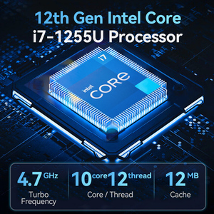 มินิพีซี12th I7 1255u (ถึง4.7กิกะเฮิร์ตซ์) มินิเกมพีซี Win11โปร4K คู่ WIFI คอมพิวเตอร์ธุรกิจขนาดเล็ก - Product Image 3