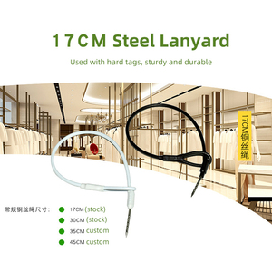 Thép không gỉ EAS chống trộm thẻ an ninh Dây buộc dây bút chì cứng cho hệ thống chống trộm quần áo - Product Image 6