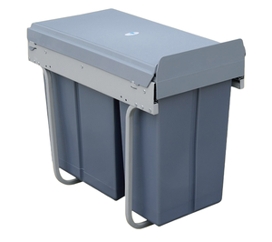 Papelera de reciclaje 2 en 1 HNOSS, cubo de basura, cubo de basura de cocina, cubo de basura integrado - Product Image 2