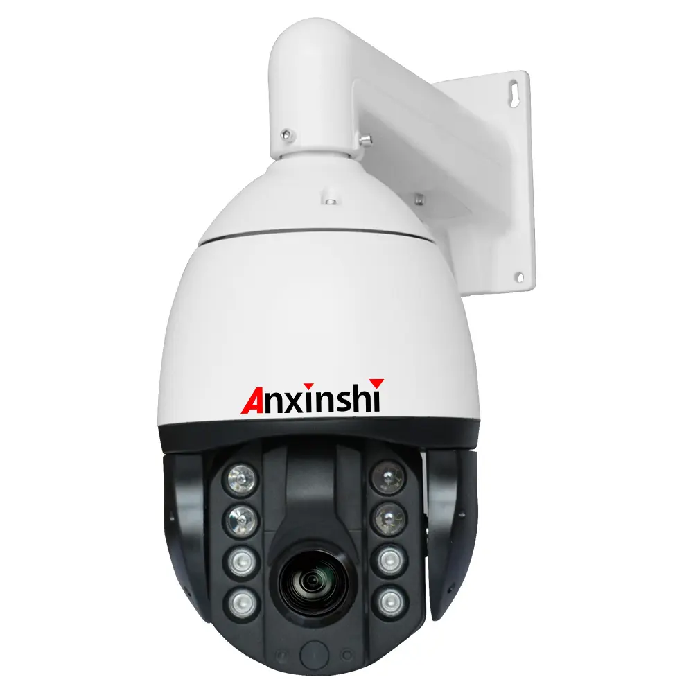 Câmera de segurança h.265 hd 1080p 20x, iluminação baixa sony imx307, starlight ir 200m ip poe, alta velocidade, dome, cctv
