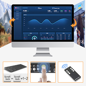 TESmart2ポートHDMIKVMスイッチサポートスイッチング解像度最大3840*2160 @ 30Hz 2出力1入力スイッチ - Product Image 4