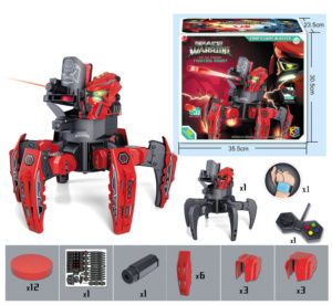 Космический воин DIY робот 2,4 ГГц RC Паук Робот файтинг инфракрасные пули для стрельбы с броней - Product Image 2