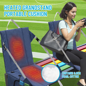 Park açık spor hayranları için elektrikli ısıtıcı koltuk minderi ile yüksek kaliteli ısıtmalı sandalye isıtıcı - Product Image 4