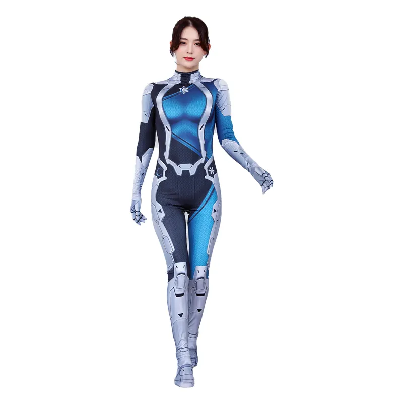 High Quality Luna Snow Jumpsuit Halloween Tight Polyester Jumpsuit Women Movie&TV Cosplay Costume