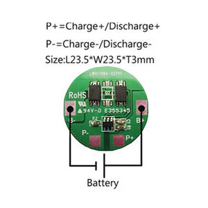 מחשב נייד סוללה מחזיר Bms מתכנת 1s 3.7v ליתיום 6a Pcb Pcm Jk חכם Bms Liefpo4 Liefpo4 עבור תא 18650
