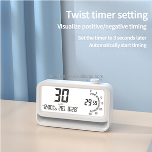 Rosa Farbe LCD-Anzeige Visual Timer Digital Study Timer Wecker für Kinder Manager Zeit mit Nacht lampen funktion - Product Image 4