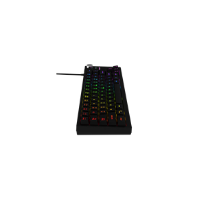 Teclado para juegos con cable GX370L3, retroiluminación de 3 colores, interruptor de goma silencioso de 70 teclas, compatibilidad con varios sistemas operativos, ajuste de volumen - Product Image 3