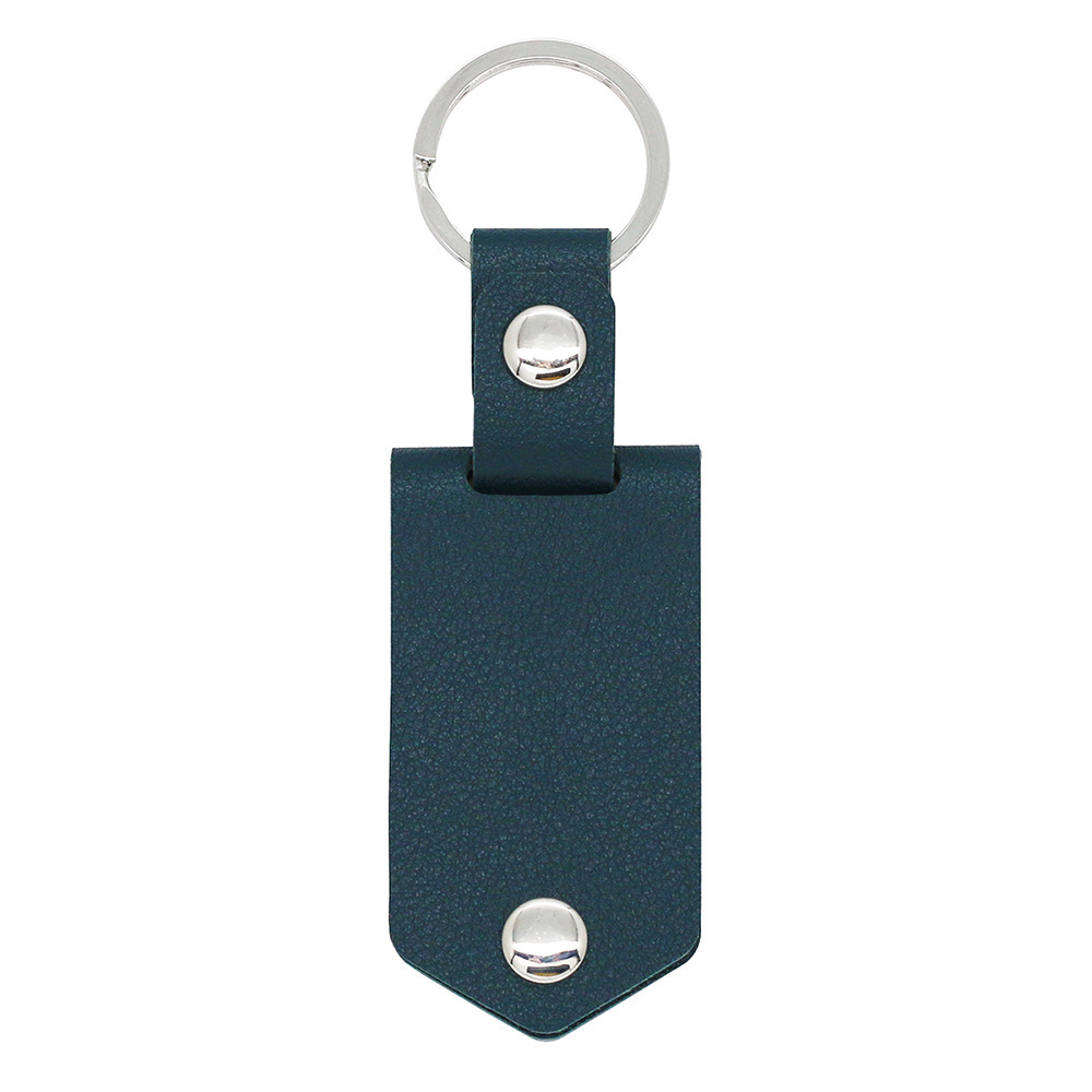 Navy blue leather with blank card