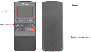Yol 2.4 güneş şarj kontrol cihazı G uzaktan kumandalar için IR iletişim modu ile RC11 2.4G uzaktan kumanda - Product Image 3