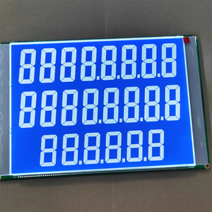 Kundenspezifisches alphanumerisches LCD TN Positives Negatives Segment Anzeige Mono für Kraftstoffspender-Ölmaschine - Product Image 4