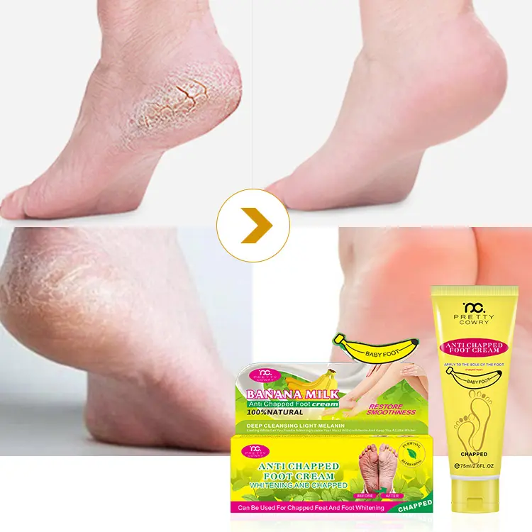 Vendita calda Scrub mani e piedi pretty cowry Whitening Organic Anti Aging Foot care products crema per i piedi
