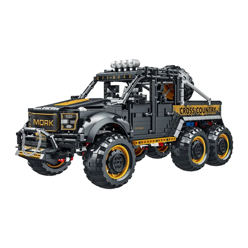 MORK 022016-1 1:8 Black Raptor SUV Technic RC Car Brick Building Block mattoni giocattolo per l'apprendimento dei bambini