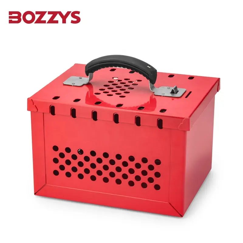 Bozzys thép cầm tay Loto an toàn khóa hộp cho công nghiệp padlocks và thẻ và Hasp và mini khóa