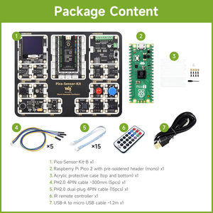 Raspberry Pi Pico 2 mikro denetleyici kartı, resmi RP2350 çip çift çekirdekli geliştirme kiti'ne dayanmaktadır.