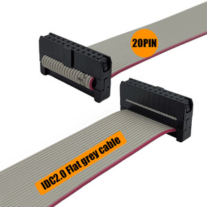 2.0mm 20pin Customized Idc Ribbon Female Connector Flat Ribbon Idc Connector Female Idc Cable <strong>Assembly</strong> - Product Image 1