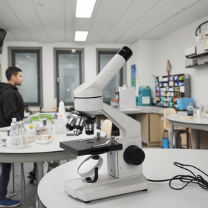 NK-T12 40x-640x Students Monocular Biological <strong>Microscope</strong> , Good Quality <strong>Microscope</strong> for Beginners, <strong>Microscope</strong> for Kids - Product Image 2
