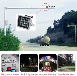Shingel <strong>LED</strong> Street Light Cctv Security Camera Flood Light IR Infrared Night-vision Fill Light for CCTV Security Camera - Product Image 4