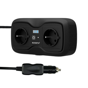 Offgrid200WパワーインバーターDc12VからAc220Vへのコンバーター3.0急速充電器修正正弦波カーパワーインバーター - Product Image 1
